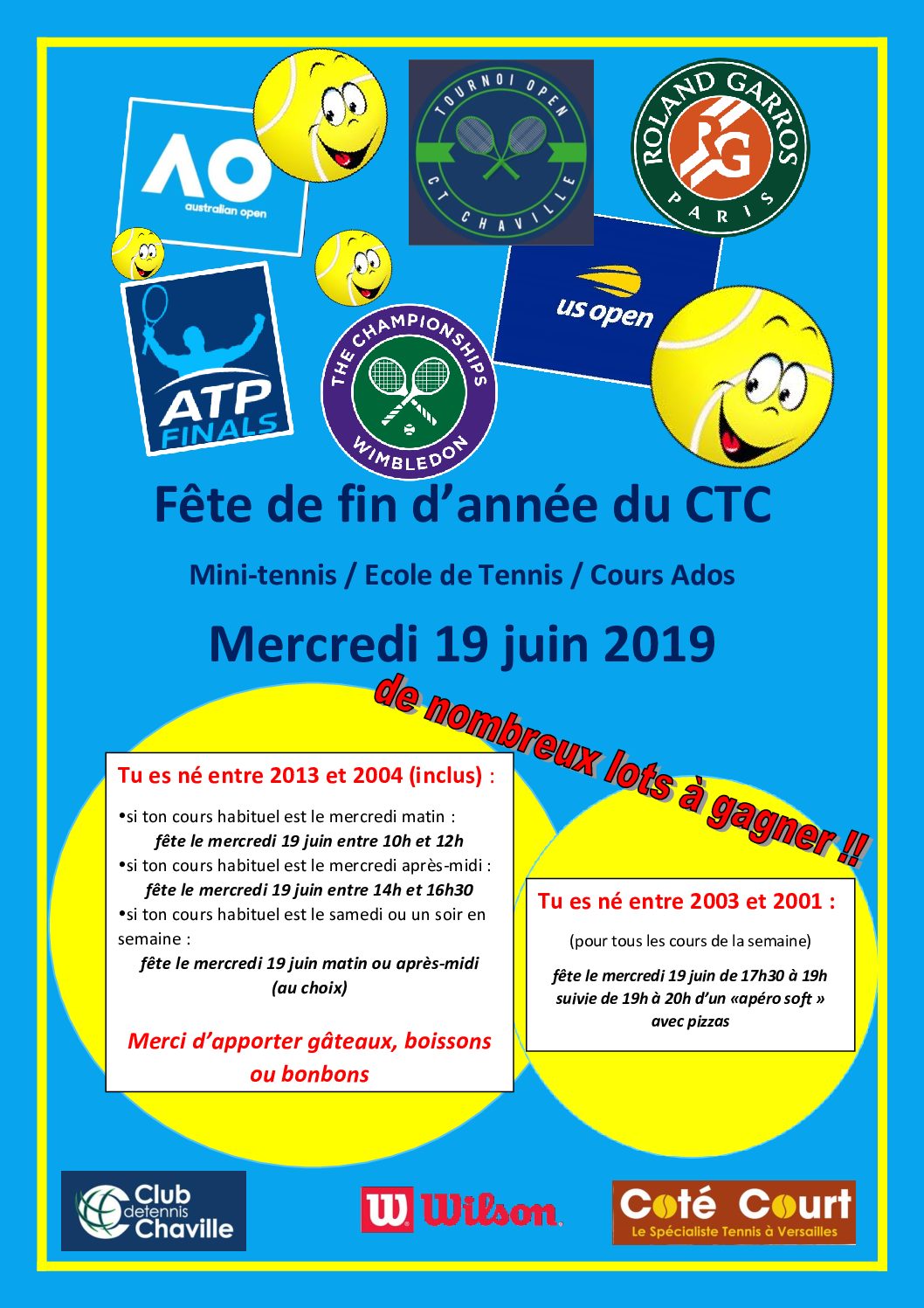 fête de fin d&rsquo;année des jeunes du CTC