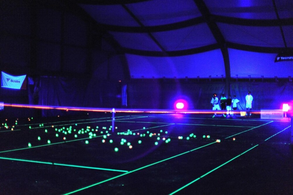 animation soirée tennis fluo pour les jeunes du CTC vendredi 26 janvier 2024